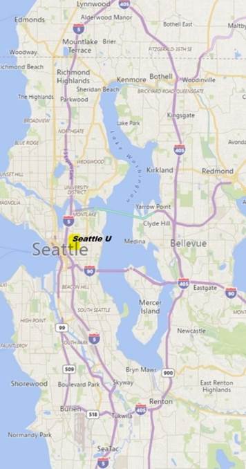 A map of seattle with cities

Description automatically generated